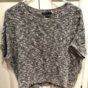 Vince short sleeve crop sweater